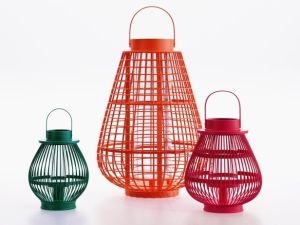 Bohemian Wire Mesh Lantern Set