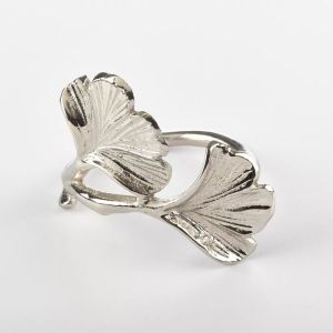 Silver Moroccan Pattern Napkin Ring