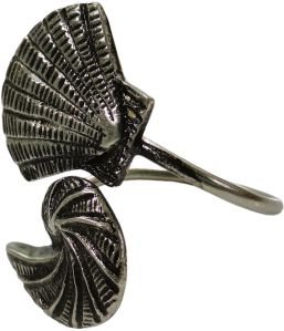 Silver Moroccan Pattern Napkin Ring