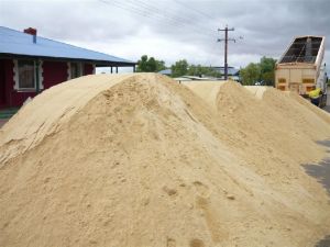 river playground sand
