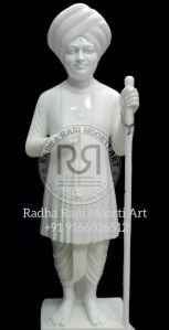 White Marble Jalaram Bapa Moorti