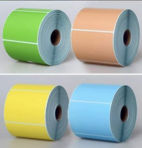 Color Paper Barcode Label Roll