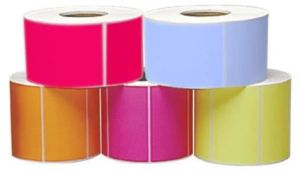 Glossy Paper Barcode Label Roll