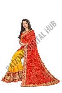 Ladies Fancy Soft Bandhani Saree