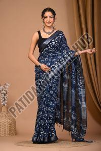 Lightweight Linen Cotton Saree