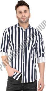 Mens Casual Striped Shirt