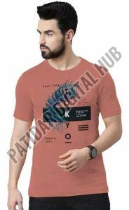 Mens Chest Print Cotton T-Shirt