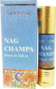 Nandita Chandan Nag Champa Incense Oil Roll On