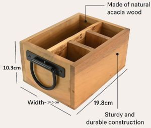 Wooden Kitchen Utensil Holder