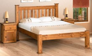 Classic Sheesham Wood Double Bed