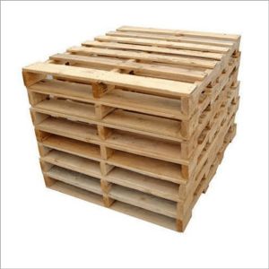 Hardwood Industrial Pallet Stack