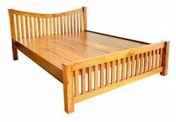 Traditional Teak Wood Double Bed