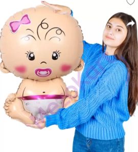 Helium Welcome Baby Foil Balloons