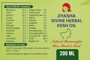 200ml Jiyasha Devine Herbal Kesh Oil