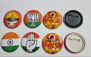 Metal Election Promotion Badges