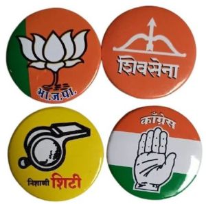 Plastic Election Promotion Badges