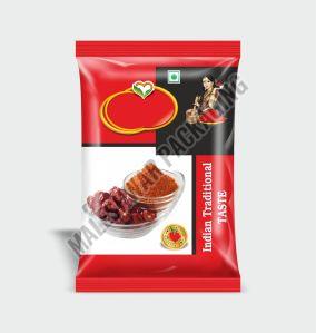 Custom Red Chilli Powder Packaging Pouches