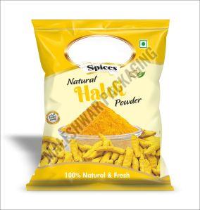 Natural Haldi Packaging Pouches