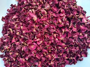 Dried Red Rose Petals
