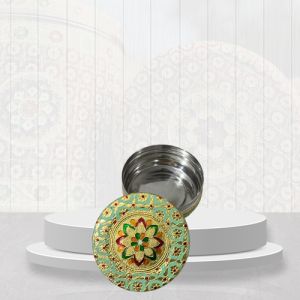 Meenakari Steel Box
