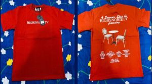 Cotton Orange DTF Printed T Shirts