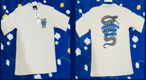 Cotton White DTF Printed T Shirts