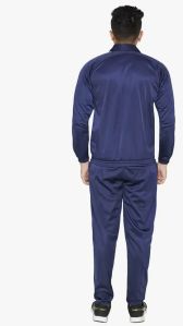 Polyester Mens Blue Tracksuit