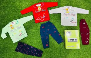 Art No. 5004 Super-11 Boys Pajama T-Shirt Set