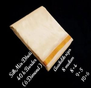 40 K Pure Mix Silk Dhotis