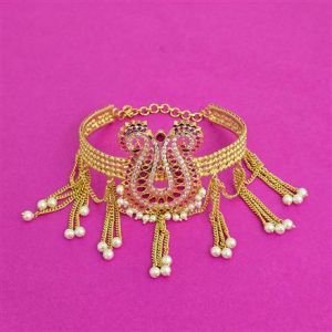 Artificial Beaded Work Necklace