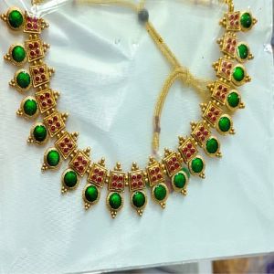 Artificial Multicolor Stone Necklace Set