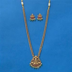 South Indian Pattern Laxmi Maa Design Mangalsutra Set