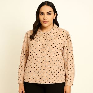 Ladies Full Sleeve Printed Top