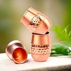 250 Ml Hammered Copper Tumbler