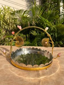 Golden and Silver Plated Basket