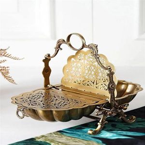 Brass Foldable Dried Fruit Basket