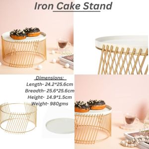 Decorative Iron Cake Stand