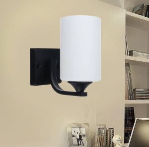 Frosted Long Glass Wall Light