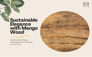 Mor Mahal Mango Wood Tray Set