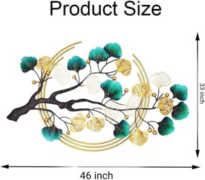 Decorative Tree Leaf Metal Wall Art