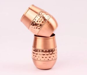 250 Ml Hammered Copper Tumbler