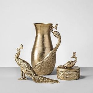 Peacock Design Aluminium Jug Set