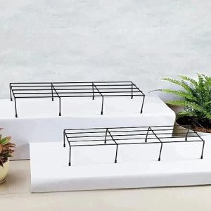 Rectangular Metal Plant Stand