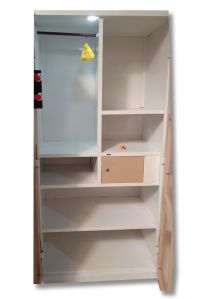 36 Rd Double Door Stainless Steel Almirah