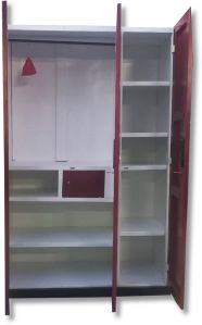Designer 	3 Door Stainless Steel Almirah