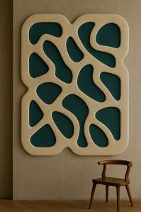 Green and Beige Wall Carpet