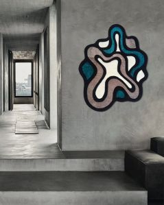 Sea Wave Shaped Wall Carpet