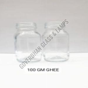 100 Gm Ghee Glass Jar
