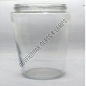 450 Ml Round Bamboo Jar