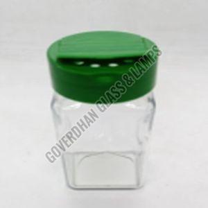 120 Ml Spice Square Glass Jar